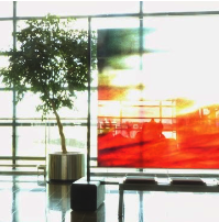 Glass art - Stockholm airport
